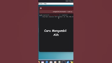 CARA MENGAMBIL ALIH KOMPUTER ORANG LAIN MENGGUNAKAN METASPLOIT #metasploit #cybersecurity #tutorial
