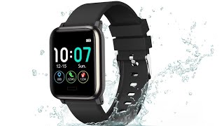 L8star Fitness Tracker HR Monitor-1.3'' Large Color Screen IP67 Waterproof 