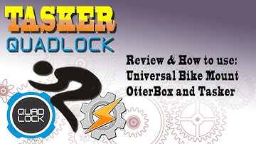 Tasker Advanced: Smartphone on your bike. Quadlock OtterBox and Tasker