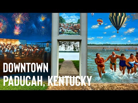 Paducah, Kentucky - Downtown Virtual Walk 4K HDR