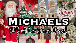 MICHAELS 50% off CHRISTMAS DECOR • SHOP WITH ME