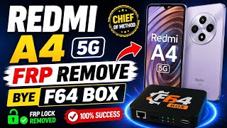 Redmi A4 5G FRP Remove 🔓 Chip-Off Method With F64 Box ⚡ 100% Working