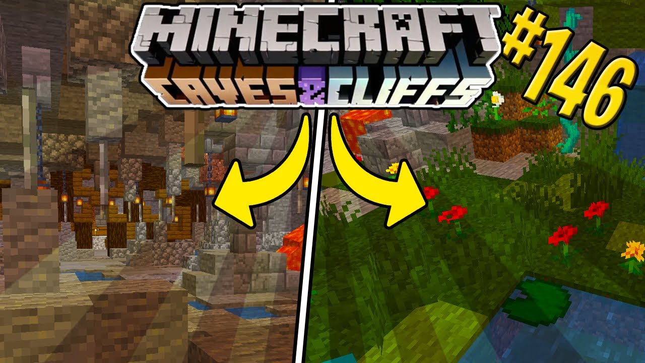 CAVE and CLIFFS UPDATE! 1.17 - MINECRAFT SURVIVAL ITA #146 - YouTube
