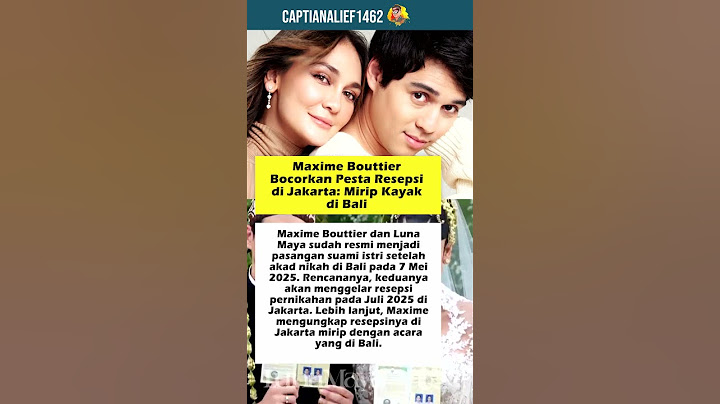 Maxime Bouttier Bocorkan Pesta Resepsi di Jakarta: Mirip Kayak di Bali