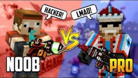 Pro vs Noob 😂😂 (Pixel Gun 3D)