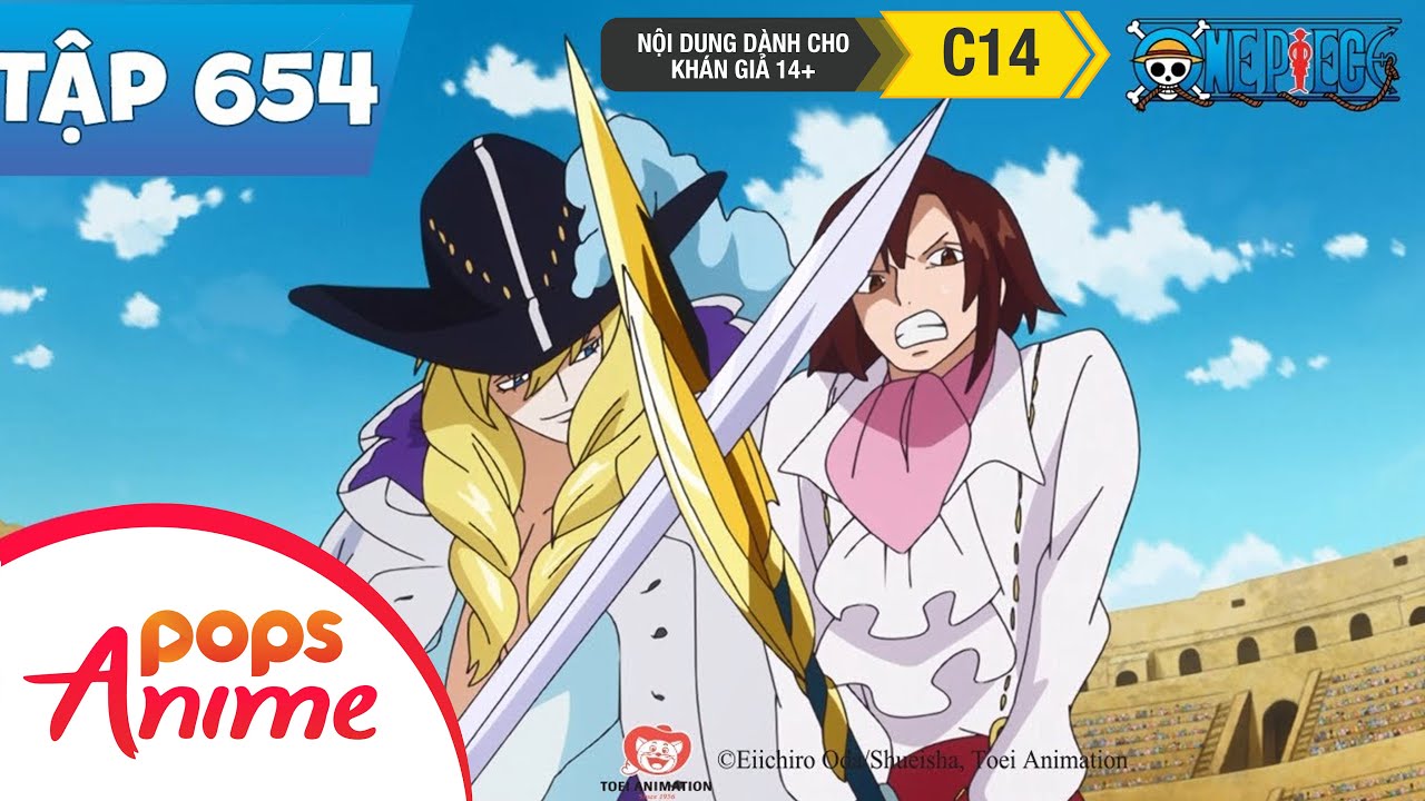 One Piece Tập 654 - Mỹ Kiếm! Uy Lực Của Bạch Mã Cavendish - Đảo Hải Tặc