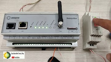 Webdyn data logger connection and troubleshooting