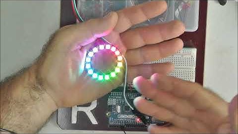 Anillo rgb WS 2812, Iron Man .RamosElectroDron