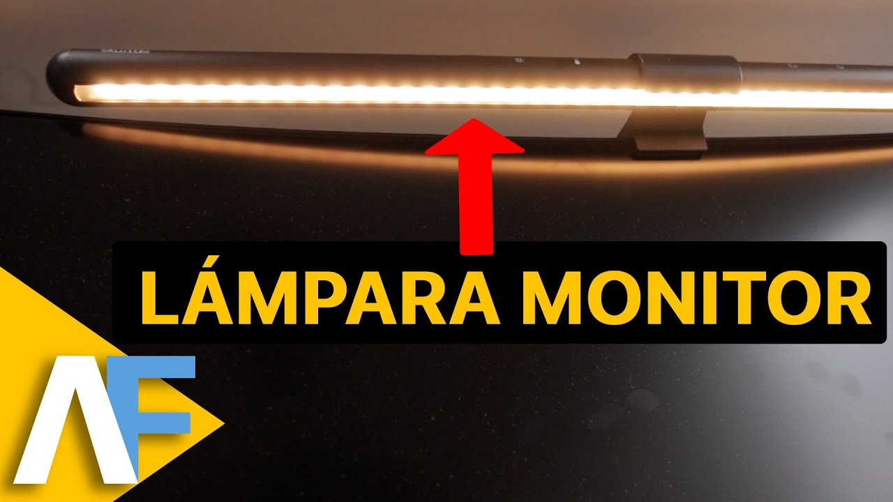 Lámpara de monitor de ordenador Barra de luz de monitor de 52cm para el  cuidado de los ojos. Lámpara de trabajo LED de lectura electrónica con  atenuación automática y ajuste continuo, control