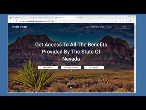 Access Nevada - Account Creation