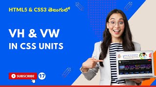 CSS3 Full Course [4K] - 17 | VW (Viewport Width) and VH (Viewport Height) in CSS | CSS Units | In...