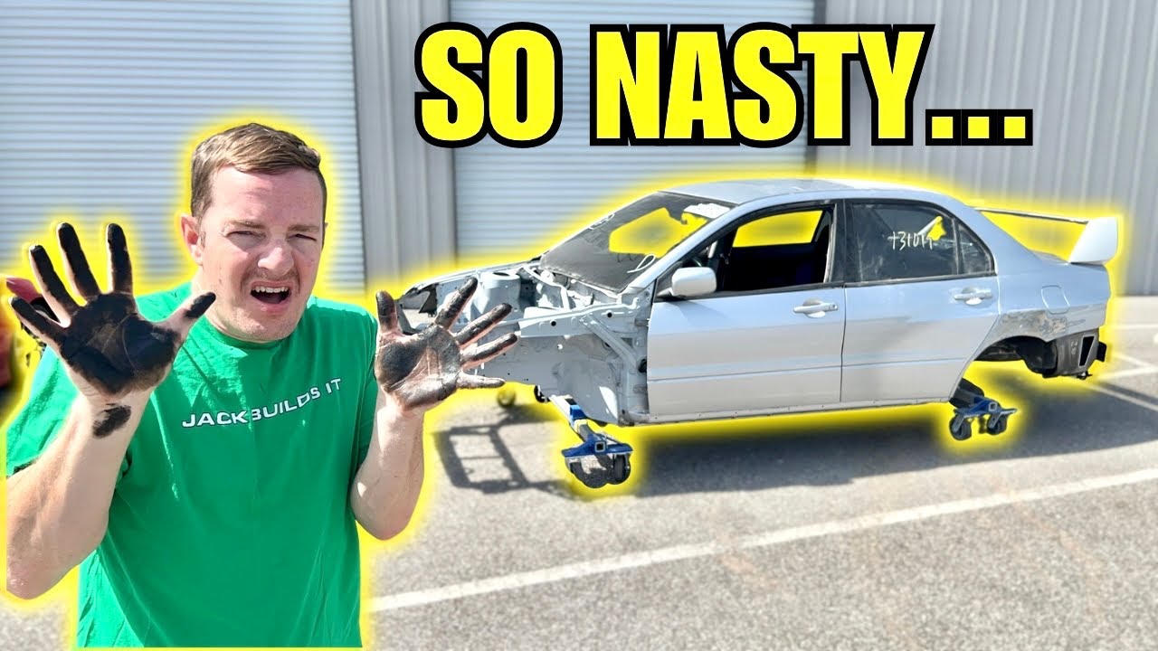 Rebuilding A Wrecked Mitsubishi Lancer Evo 8 | Part 5 - YouTube