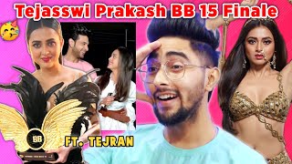 Tejasswi Prakash Bigg Boss 15 Winning Moment ft. Tejran Reaction