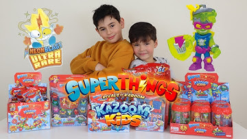 SuperThings Kazoom Kids - We Found the ULTRA RARE Neon Blast - Series 8