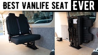 Van build Pt 6 | Alpine Van Works Hide and Go Seat Install