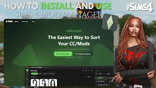 Full How To Download & Use Sims 4 Mod Manager | Install, Organize & Manage Mods 💗 Guide