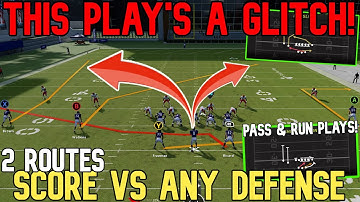 THIS PLAY IS BROKEN! 2 Glitch Routes that SCORE VS ANY DEFENSE! Madden NFL 22 Offense Tips & Tricks