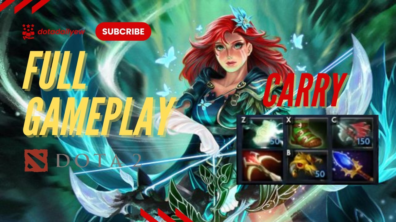 FULL GAME WINDRANGER CARRY DOTA 2 patch 7.40c