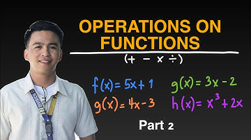 Function Operations | Algebra of Functions Part 2