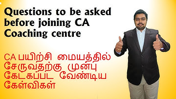 Joining CA Coaching center or CA academy? Ask these questions 1st.