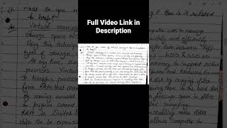 OOPS Handwritten Assignment Notes -1 || B.Tech Study Material || Handwritten NOtes