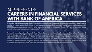 Thumbnail ACP Presents: Careers in Financial Services with Bank of America