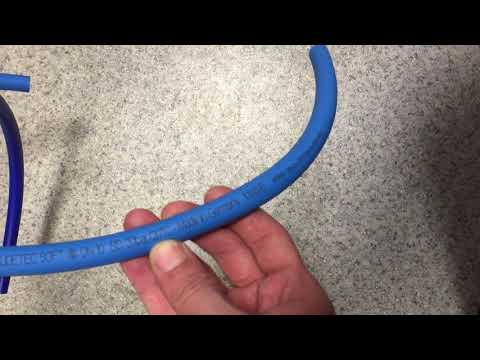 Шланги Rehau и Nordberg охлаждённое в морозильнике Шланги Rehau и Nordberg охлаждённое в морозильнике