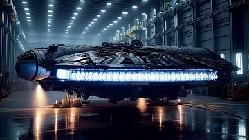 Star Wars: Millennium Falcon Manufacturing (Midjourney + Kling)