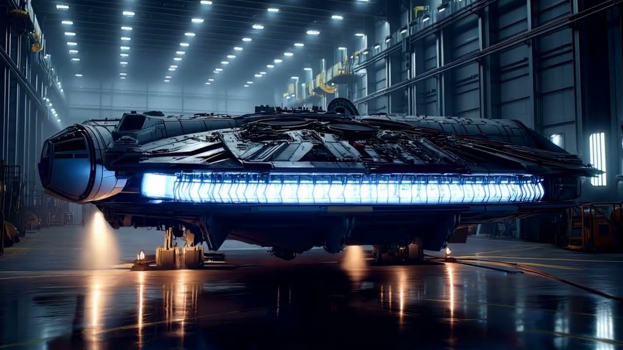Star Wars: Millennium Falcon Manufacturing (Midjourney + Kling)