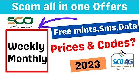 Scom all in one packages /scom call sms data packages/ scom packages 2023