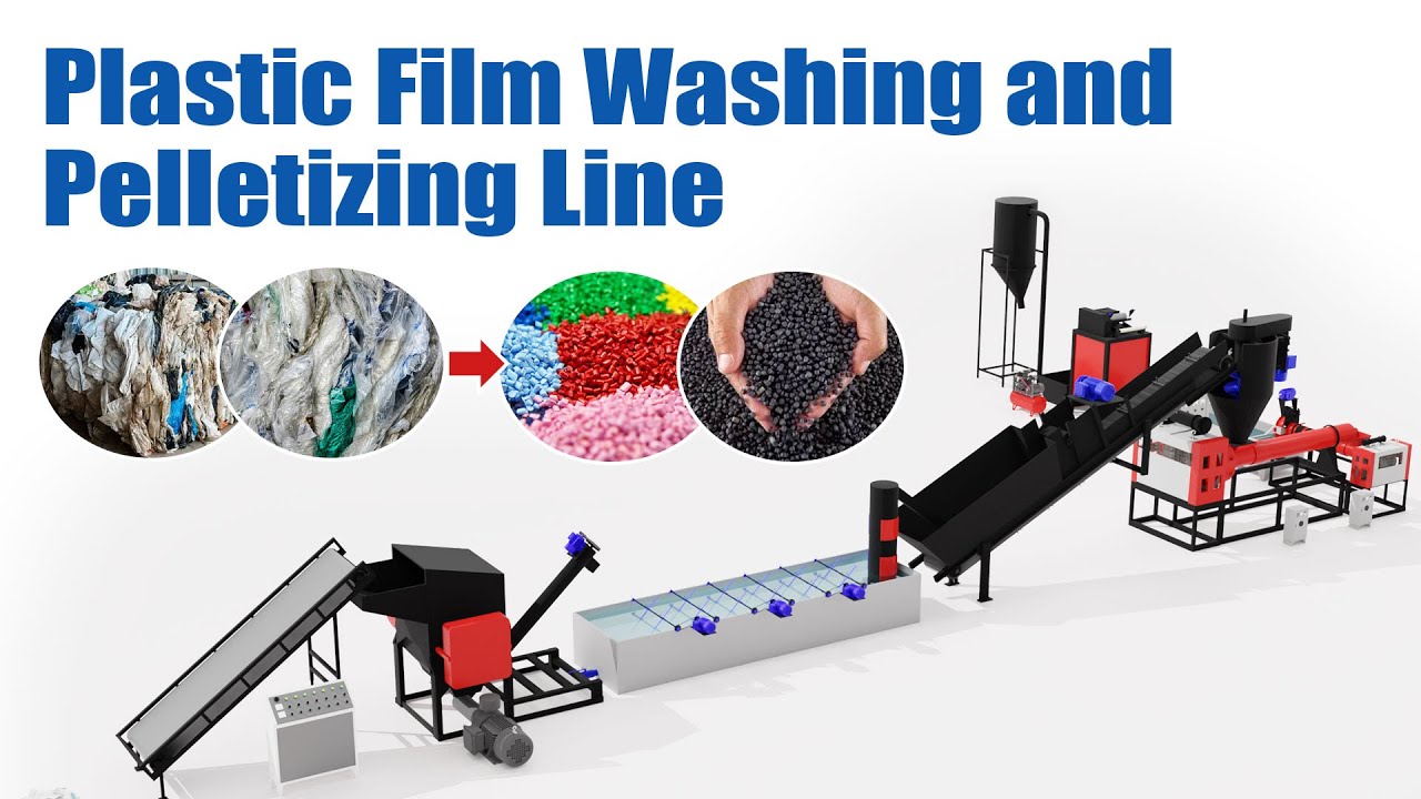 How is plastic film recycled? Plastic film washing and pelletizing