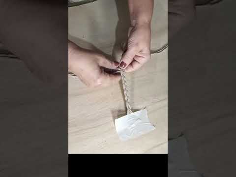 vem aprender a fazer uma trança para ornamentar seu artesanato.