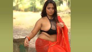 saree fashion Hot || Red Heart Entertainment || saree girl || hot || saree