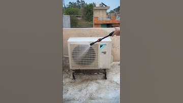 DAIKIN AC Outdoor Unit Cleaning #acservice #airconcleaning #accleaning #HVAC #shortsvideo