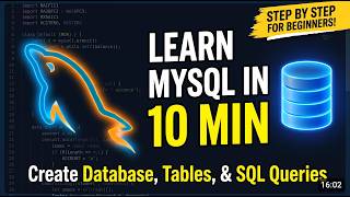 Learn MySQL in 10 Minutes — Create Database, Tables & SQL Queries
