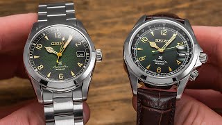 Two of the BEST Field Watches Under $1,000  What Seiko Alpinist is Better? SPB121 vs SPB155