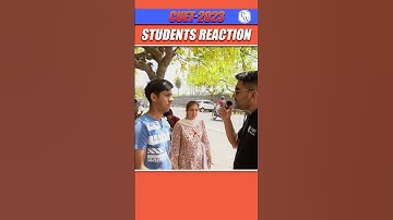 CUET 2023 Students Reaction🔥 #CUET2023 #Shorts #PhysicsWallah