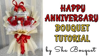 BOUQUET Happy Anniversary ll simple bouquet anniversary