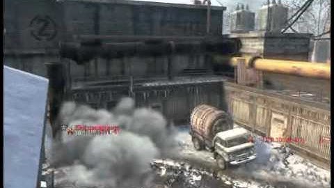 Banked Hawk flag defense from a distance on WMD - COD Black Ops