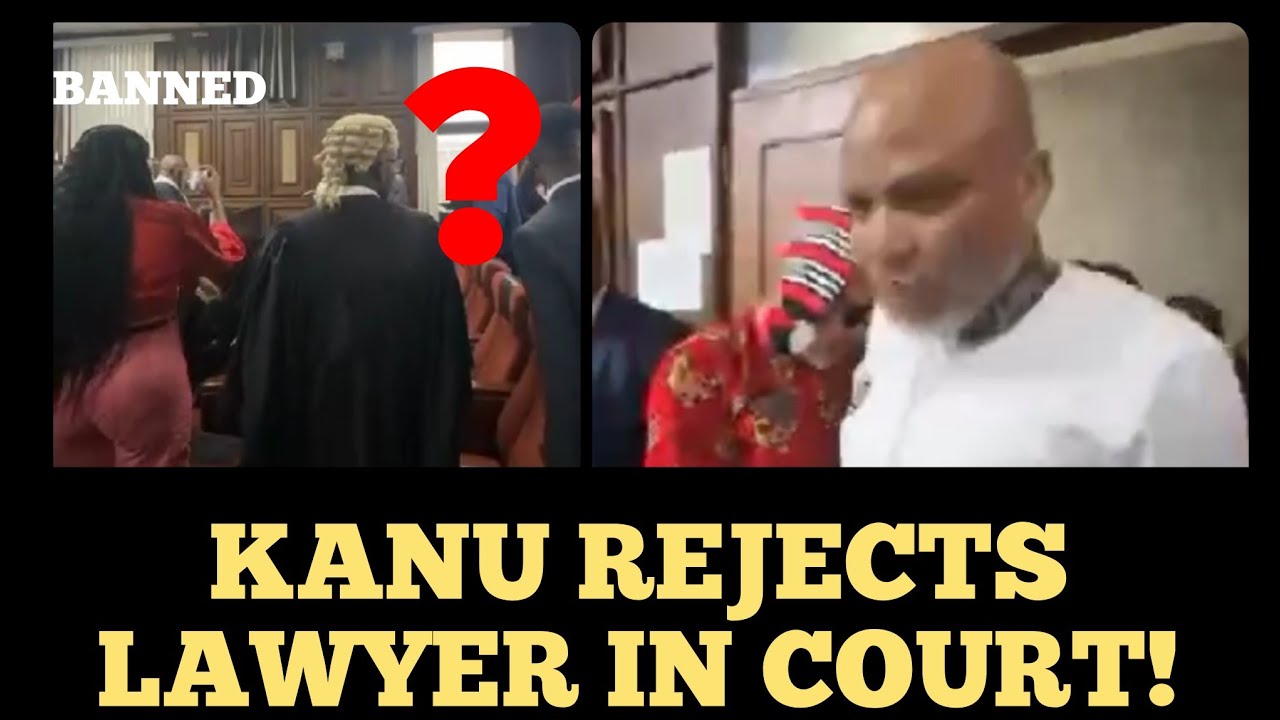 Drama in Court as Nnamdi Kanu Rejects Lawyer | Fresh Twists in ...