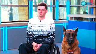 Интервью про собак-помощников для людей с инвалидностью и о проекте "Собака помощник" для ТВ Город+
