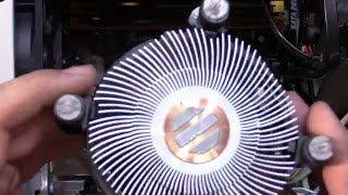 Stock CPU Cooler, Testing Pre-Applied 