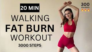 20 MIN INTENSE WALKING WORKOUT – Best Weight Loss Routine | No Equipment, No Repeats, Non-Stop