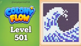 Colony Flow Level 501 game walkthrough