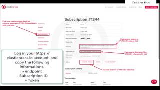 Create an index with Elasticpress.io (WPSOLR plugin)