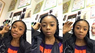 Skai Jackson | Instagram Live Stream | 1 November 2017