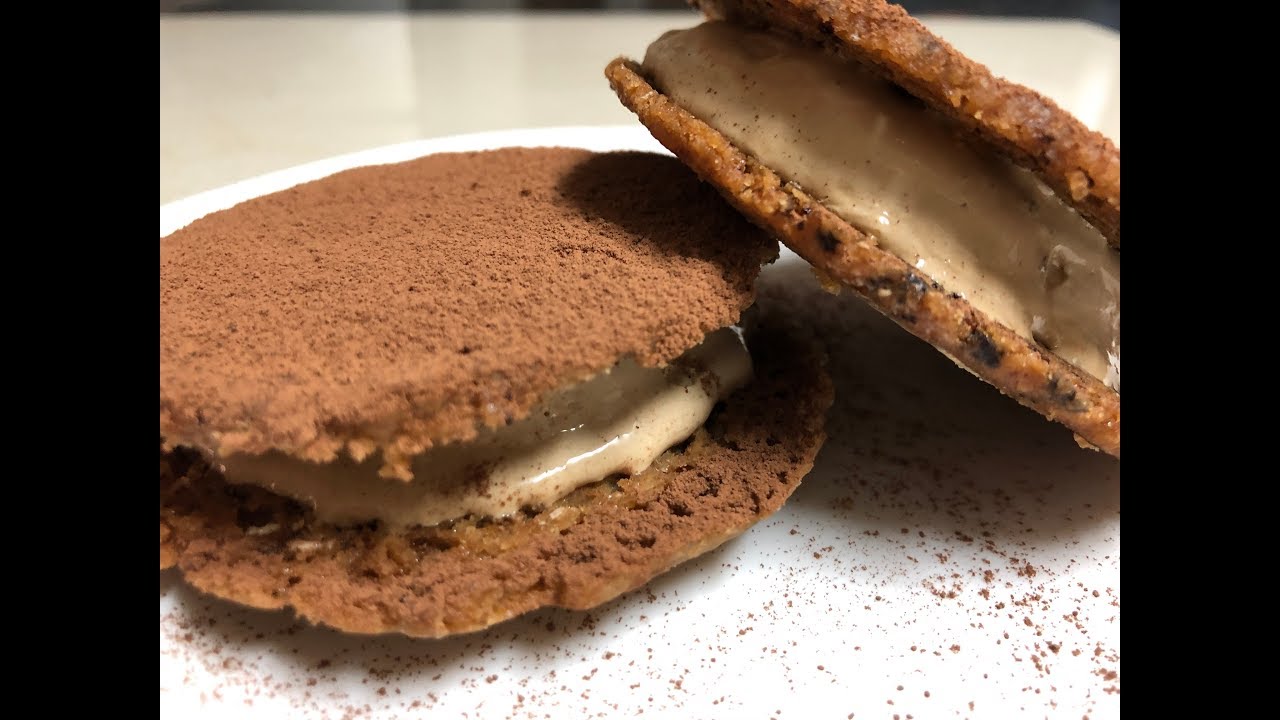 How to Make Coffee Ice Cream Sandwich (Eggless) | Food Fanatix
