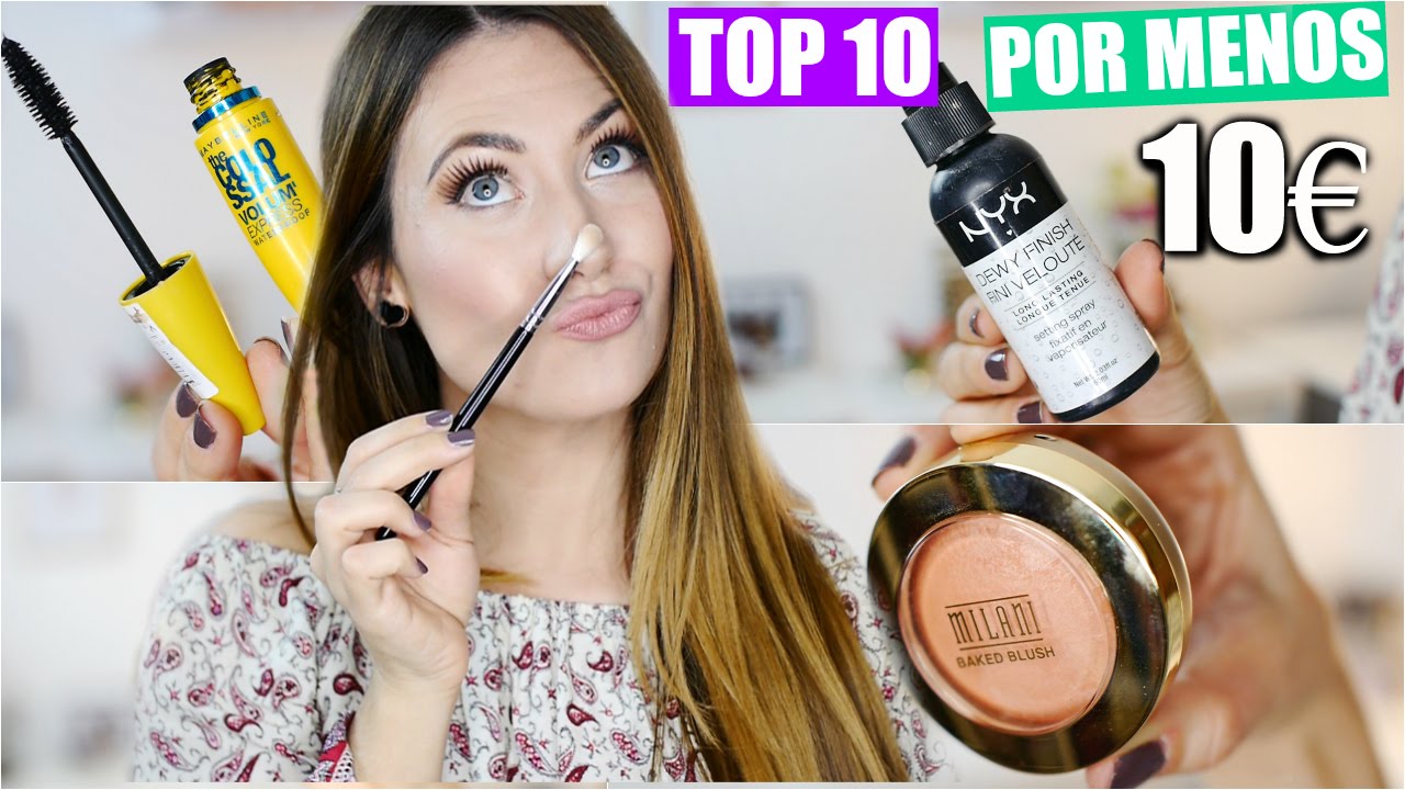 Mis TOP 10 PRODUCTOS por menos de 10€ | Top 10 drugstore Makeup products beautycon