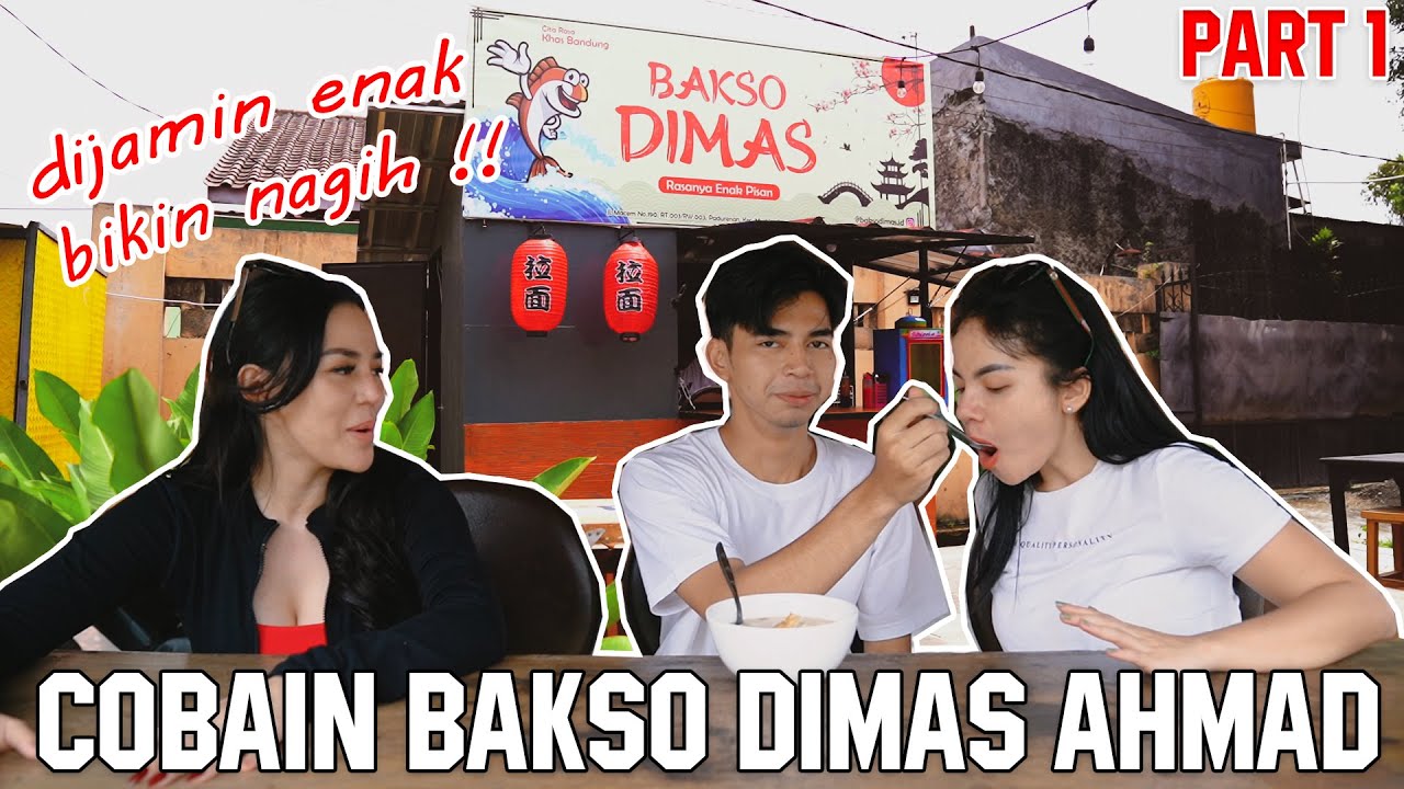 DINAR DAN SAFA NYOBAIN MAKAN BAKSONYA DIMAS AHMAD !! WAHH GEDE DAN ENAK TERNYATA, BIKIN KETAGIHAN !!