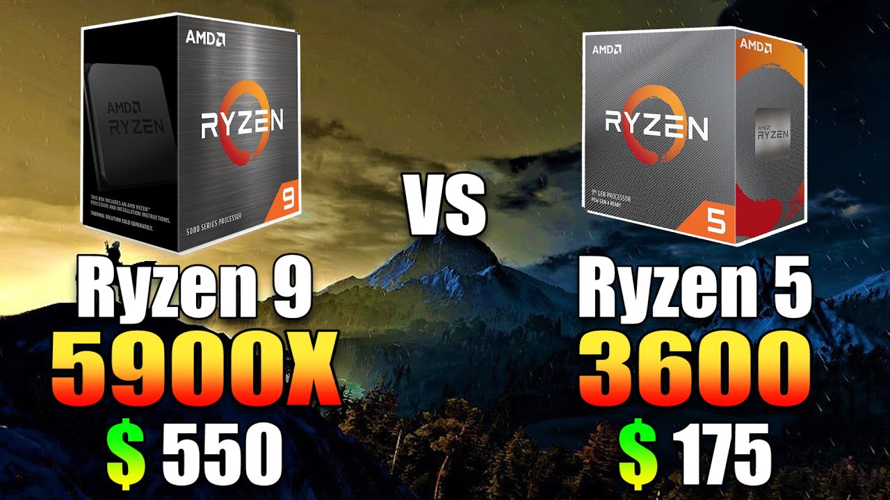 9 5900X vs Ryzen 5 3600 | How much is Difference and Which One Should You Buy??? - YouTube